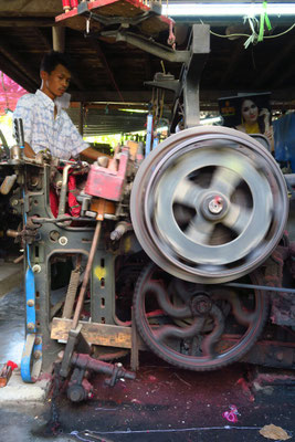 Les métiers à tisser d'Amarapura