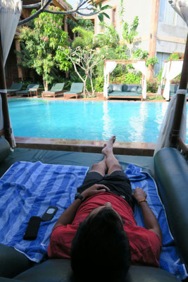 Détente à Siem Reap.