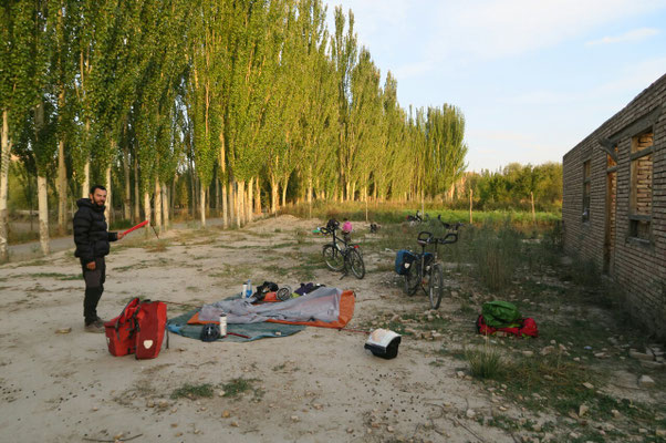 Premier camping en Chine