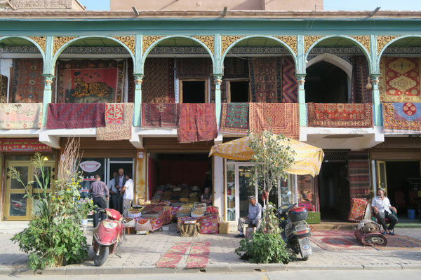 Les jolies façades de Kashgar