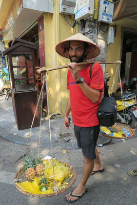 Hanoi, Vietnam - Bon ok, ça faisait pas 1 km... mais on dira que ça compte!