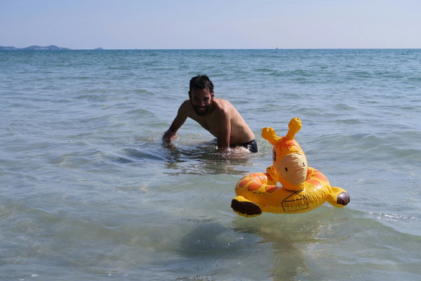 Sur les plages Thailandaises