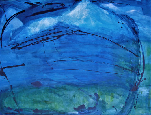 SEE, 2018, 90x130, Mischtechnik