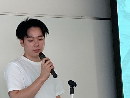 プロジェクト学生リーダーの堀江大輝君(作新学院大学)