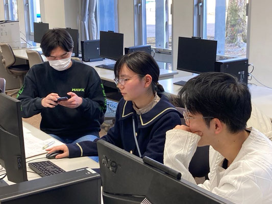 グループ3の学生諸君