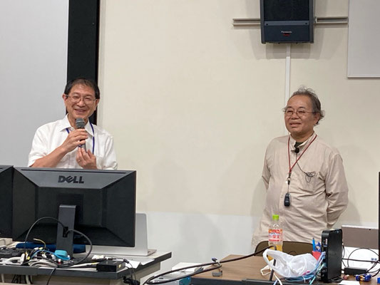 講師の佐々木茂先生と田中誠一先生