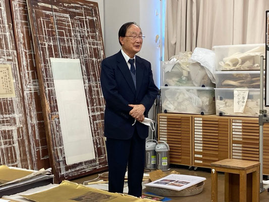司会進行 長島茂夫 事務局長