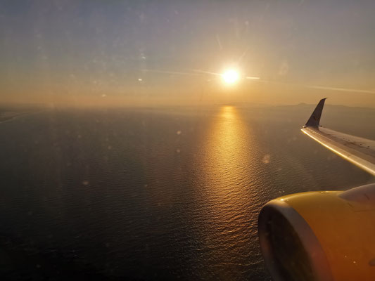 Landeanflug auf Rhodos