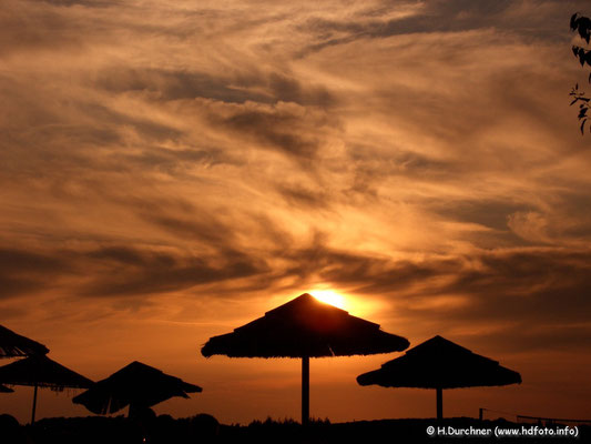 Sonnenuntergang in Valalta (Kroatien)