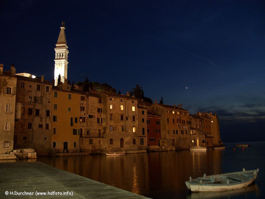 Rovinj bei Nacht