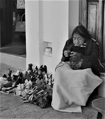 Die Souvenirverkäuferin von San Cristobal,  Mexiko
