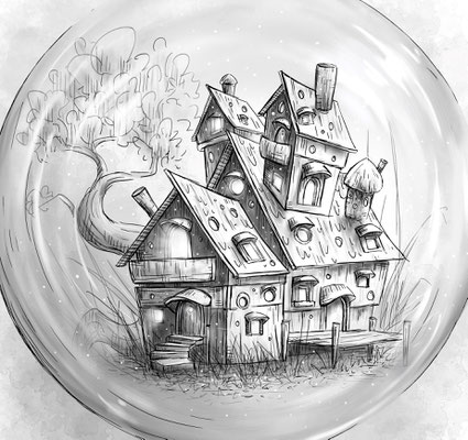 Inktober20, "ausblenden"- Digitalpainting