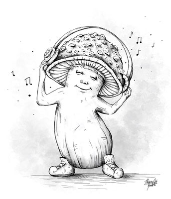 Inktober20, "Musik"- Digitalpainting