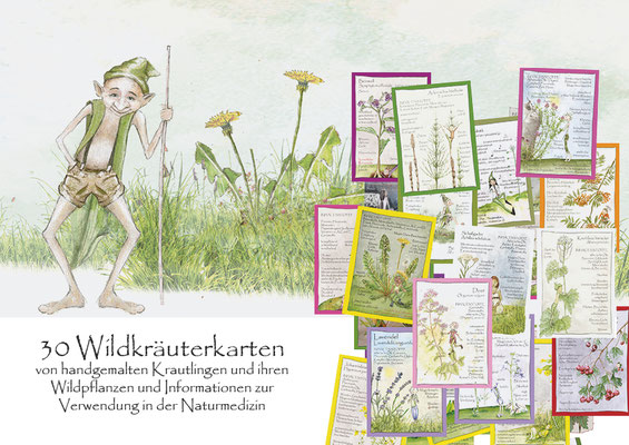 Wildkräuterkarten, Heilkräuter