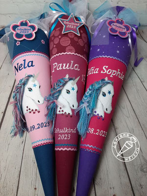 Schultüte 3 D Einhorn