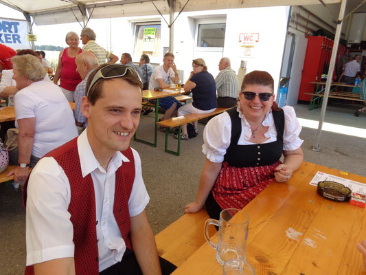 MV Christkindl beim Dorffest in Schwaming - Juli 2015