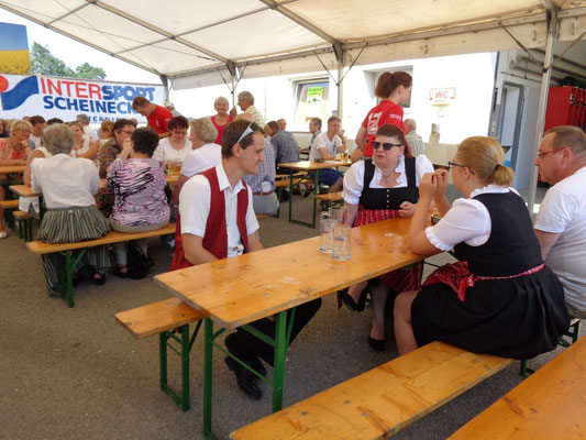 MV Christkindl beim Dorffest in Schwaming - Juli 2015