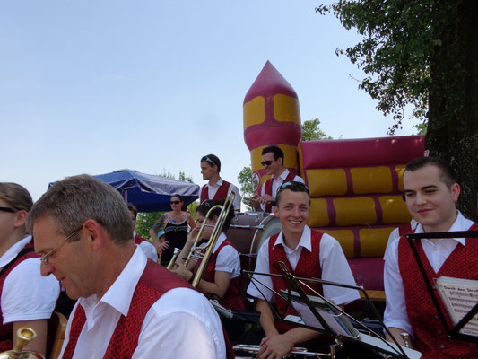 MV Christkindl beim Dorffest in Schwaming - Juli 2015