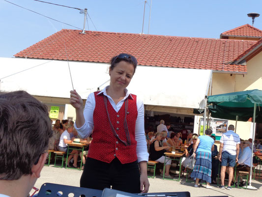 MV Christkindl beim Dorffest in Schwaming - Juli 2015