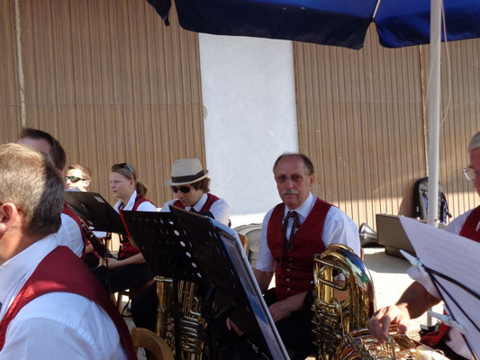 MV Christkindl beim Dorffest in Schwaming - Juli 2015