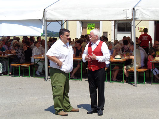 MV Christkindl beim Dorffest in Schwaming - Juli 2015