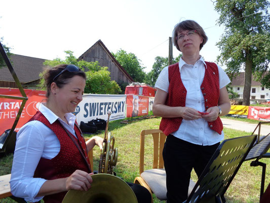 MV Christkindl beim Dorffest in Schwaming - Juli 2015