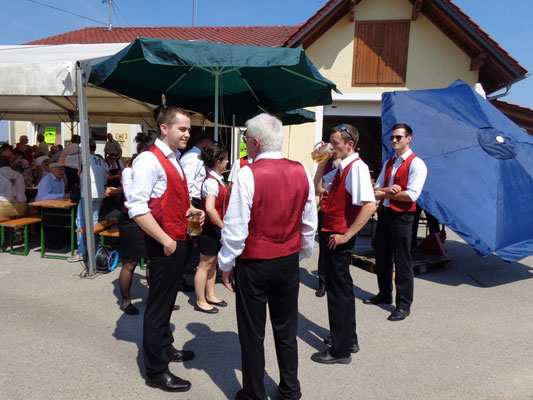 MV Christkindl beim Dorffest in Schwaming - Juli 2015