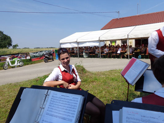 MV Christkindl beim Dorffest in Schwaming - Juli 2015