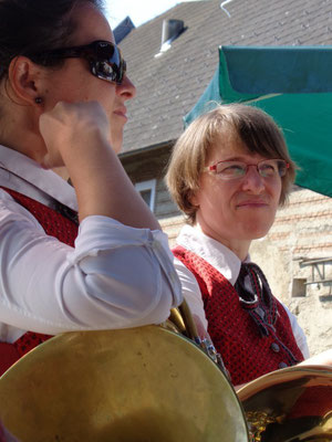 MV Christkindl beim Dorffest in Schwaming - Juli 2015