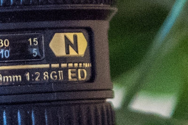 Detailausschnitt einer Aufnahme mit ISO 3200