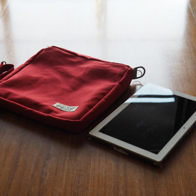 タブレット用帆布バッグ