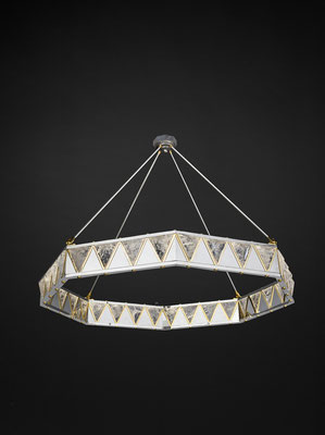 ROCK CRYSTAL DIADEM CHANDELIER BY ALEXANDRE VOSSION