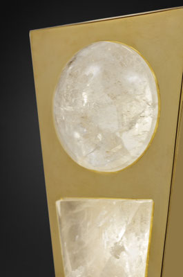 ROCK CRYSTAL WALL LIGHT