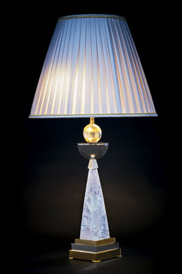 rock crystal lamp .Alexandre VOSSION DESIGN