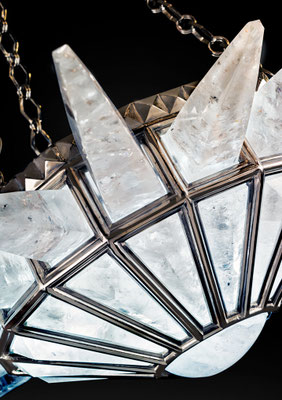 lustre cristal de roche 