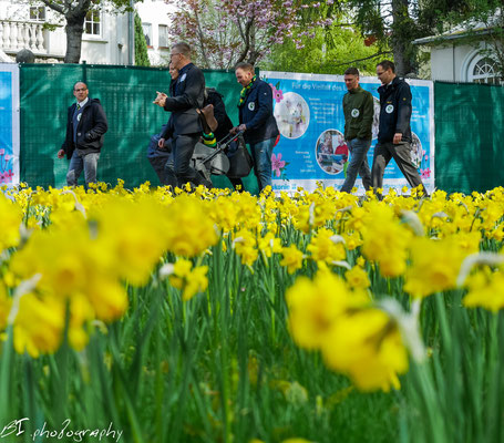 Spaziergang zur Eröffnung