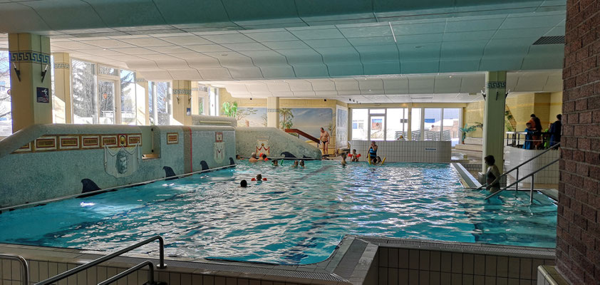 Schwimmbad-Bereich auf 1.500 m²