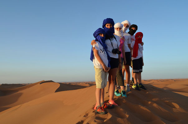 Excursiones privadas con niños al desierto