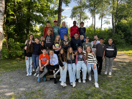Klasse 6c mit Frau David