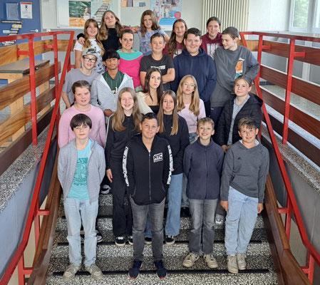Klasse 7c mit Frau Holzapfel