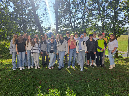 Klasse 9a mit Frau Sonneborn