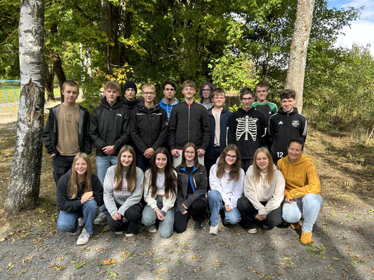 Klasse 10a mit Frau Rosenau