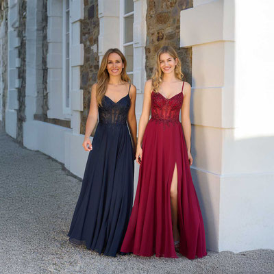 Abendmode Abiballkleid Brautjungfer Trauzeugin Brautmutter