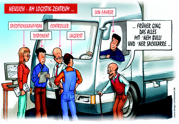 01_00023_Karikatur_Unternehmen_Logistik_Spedition