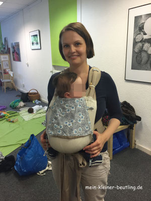 Fräulein Hübsch Babysize mit gleichem Tragling