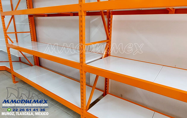 Rack de carga semi pesada, racks selectivos, racks de carga pesada, estantes para negocios