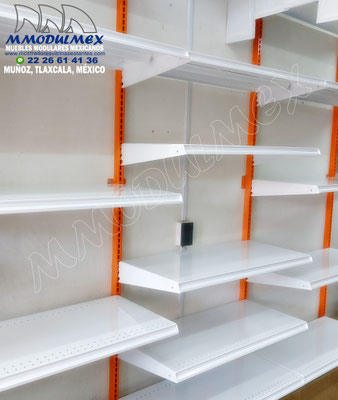 Góndolas metálicas para ferretería, anaqueles para ferretería, estantería para ferretería, estantes metálicos