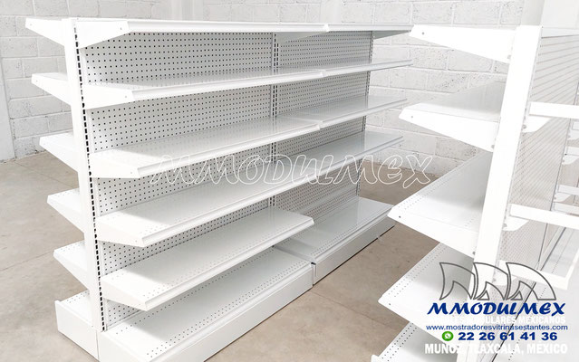 Góndolas metálicas para ferretería, anaqueles para ferretería, estantería para ferretería, estantes metálicos
