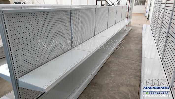 Góndolas metálicas para ferretería, anaqueles para ferretería, estantería para ferretería, estantes metálicos