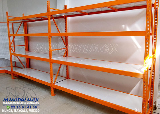 Rack de carga semi pesada, racks selectivos, racks de carga pesada, estantes para negocios